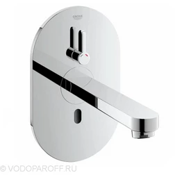 Смеситель настенный бесконтактный инфракрасный для раковины GROHE Eurosmart Cosmopolitan E 36315 000 (хром) - изображение 1