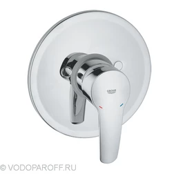 Смеситель встраиваемый для душа GROHE Eurostyle 33635 001 (хром) скрытого внутреннего монтажа - изображение 1