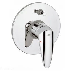 Встраиваемый смеситель для ванны GROHE Eurodisc 19548 001 (хром) - изображение 1