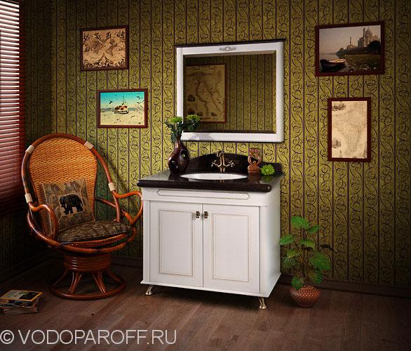 Комплект для ванной комнаты Анжелика 90 F-3