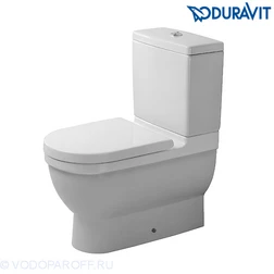 Унитаз моноблок DURAVIT Starck 3 012809 с керамическим бачком - изображение 1