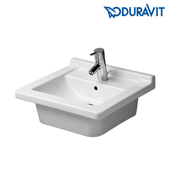 Раковина двойная на 130 см DURAVIT Starck 3 033213 с напольной колонной 086516