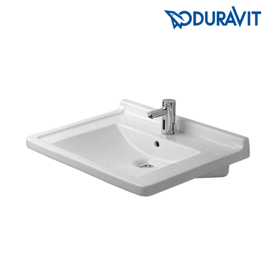 Раковина на 50 см DURAVIT Starck 3 075150 с полуколонной 086518