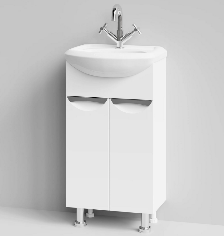 Тумба с раковиной Kerama Marazzi CUB.60.2\LIM Cubo 60 см - цвет лимо матовая