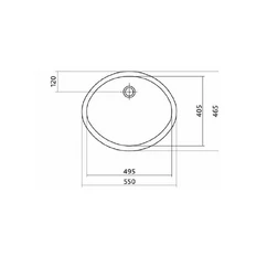 Раковина на 55 см. IFO ORSA 411155000 - изображение 2