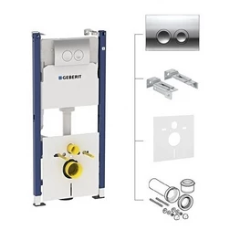 Geberit Duofix монтажный сет для подвесного унитаза, H112, для клавиш Delta, 12 см (UP100) 458.121.21.1