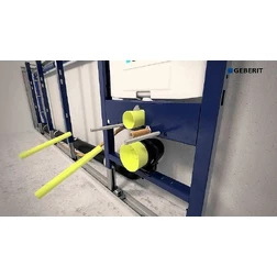 Geberit Duofix монтажный элемент для подвесных унитазов, 82 см, со смывным бачком скрытого монтажа Omega 12 см 111.003.00.1 - изображение 4