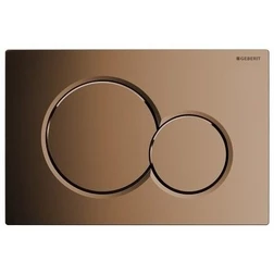 Смывная клавиша Geberit Sigma01 для двойного смыва, цвет латунь 115.770.DT.5 - изображение 1