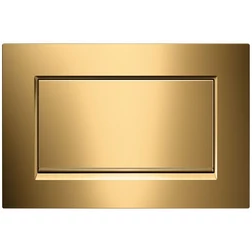 Смывная клавиша Sigma 30, смыв-стоп,позолота 115.893.45.1 - изображение 1