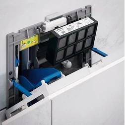 Смывная клавиша Geberit Sigma40, для двойного смыва, со встроенной системой удаления запаха, черный цвет/алюминий 115.600.KR.1 - изображение 2