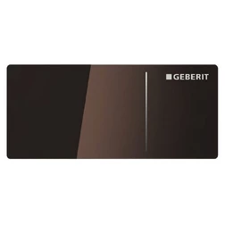 Клавиша смыва Geberit Sigma70 дистанционная, двойной смыв, для бачка Sigma 12 см., стекло цвет 