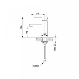 Смеситель для раковины однорычажный Raiber Grats/R18 R1802 - изображение 4
