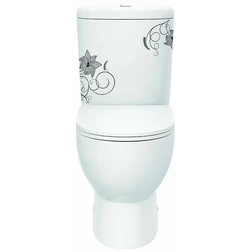 Унитаз напольный Sanita Luxe Art Flora - изображение 3