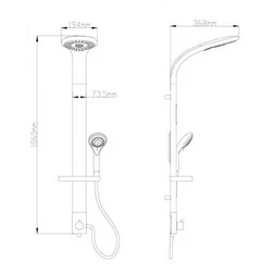 Душевая стойка Gllon SL095LR-A - изображение 2
