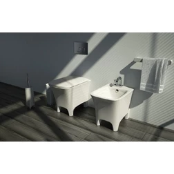 Биде напольное приставное ArtCeram Cow L6801 на 1 отверстие - изображение 2