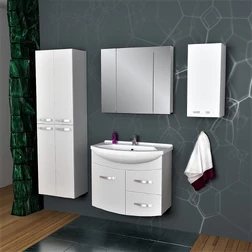Комплект мебели Dreja.eco Alfa 75, белый лак - изображение 1
