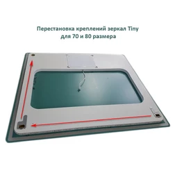 Зеркало с Led подсветкой Dreja.eco Tiny 70/80 - изображение 4