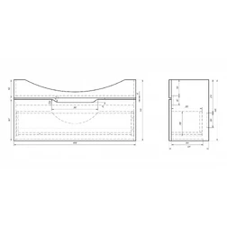 Тумба Dreja.eco Laguna 105 - изображение 2