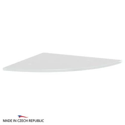 Полка угловая с отверстиями 28 cm (матовое стекло) (FBS) - изображение 1