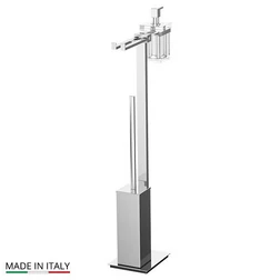 Стойка c 3-мя аксессуарами для туалета с биде 80 cm (стекло; хром) (LINEAG) - изображение 1