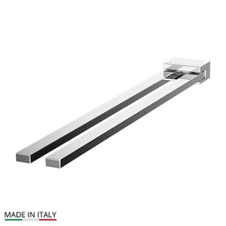 Держатель полотенец поворотный двойной 31 cm (хром - стразы) (LINEAG) - изображение 1