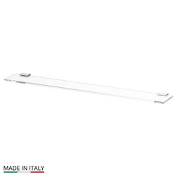 Полка с держателями 80 cm (стекло; хром - стразы) (LINEAG) - изображение 1