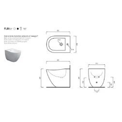 Биде Cielo Fluid FLBI - изображение 2
