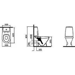 Унитаз VitrA Grand 9763B003-1206 с функцией биде - изображение 7