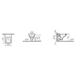 Комплект VitrA Form 300 9812B003-7203 кнопка хром - изображение 4