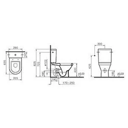 Унитаз-компакт VitrA S50 9736B003-7201 - изображение 3