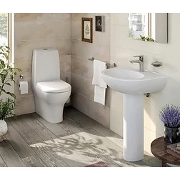 Унитаз-компакт Унитаз-моноблок VitrA Zentrum 9012B003-7200 с микролифтом - изображение 3
