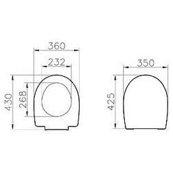 Комплект VitrA Arkitekt 9005B003-7211 кнопка хром - изображение 7