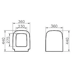 Комплект VitrA S20 9004B003-7204 кнопка хром - изображение 7