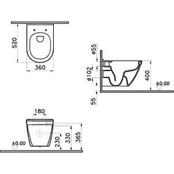 Комплект VitrA S50 9003B003-7201 кнопка хром - изображение 9