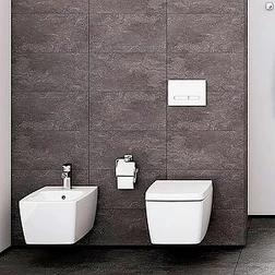 Унитаз подвесной VitrA Metropole 7672B003-1084 с бидеткой и встроенным смесителем - изображение 3
