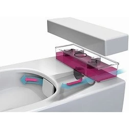 Унитаз подвесной VitrA Metropole 7672B003-1087 с бидеткой и встроенным смесителем - изображение 11