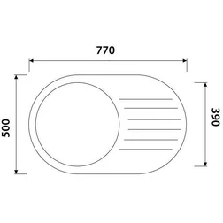 Мойка гранитная KAISER KGM-7750-W белая - изображение 3