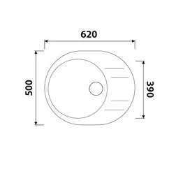 Мойка гранитная KAISER KGMO-6250-G кухонная - изображение 3