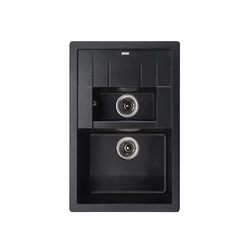 Мойка гранитная KAISER KG2M-7850-BP черная - изображение 1