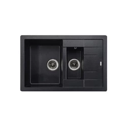 Мойка гранитная KAISER KG2M-7850-BP черная - изображение 2