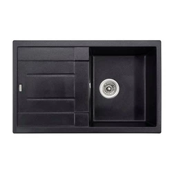 Мойка гранитная KAISER KGM-7850-BP черная - изображение 2