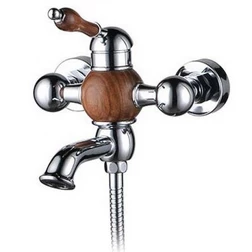 Смеситель для ванны KAISER Wood 61022 - изображение 4