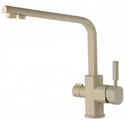 Смеситель для кухни под фильтр KAISER Decor 40144-7 цвета бежевый мрамор - изображение 4