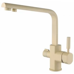 Смеситель для кухни под фильтр KAISER Decor 40144-6 песочно-желтого цвета - изображение 4