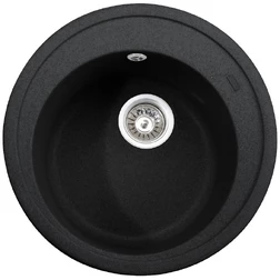 Мойка гранитная KAISER KGM-510-BP черная - изображение 2