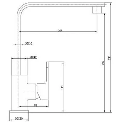 Смеситель для кухни KAISER Zinger 35044 - изображение 3