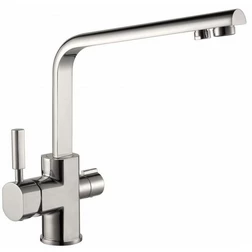 Смеситель для кухни KAISER Decor 40144-5 серебряный - изображение 1