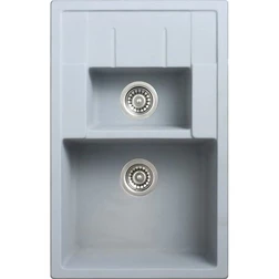 Мойка гранитная KAISER KG2M-7850-G серого цвета - изображение 1