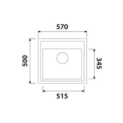 Мойка гранитная KAISER KGM-5750-SB - изображение 3