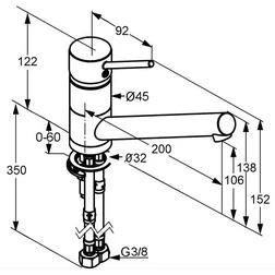 Смеситель для кухни Kludi Scope (339330575) - изображение 3
